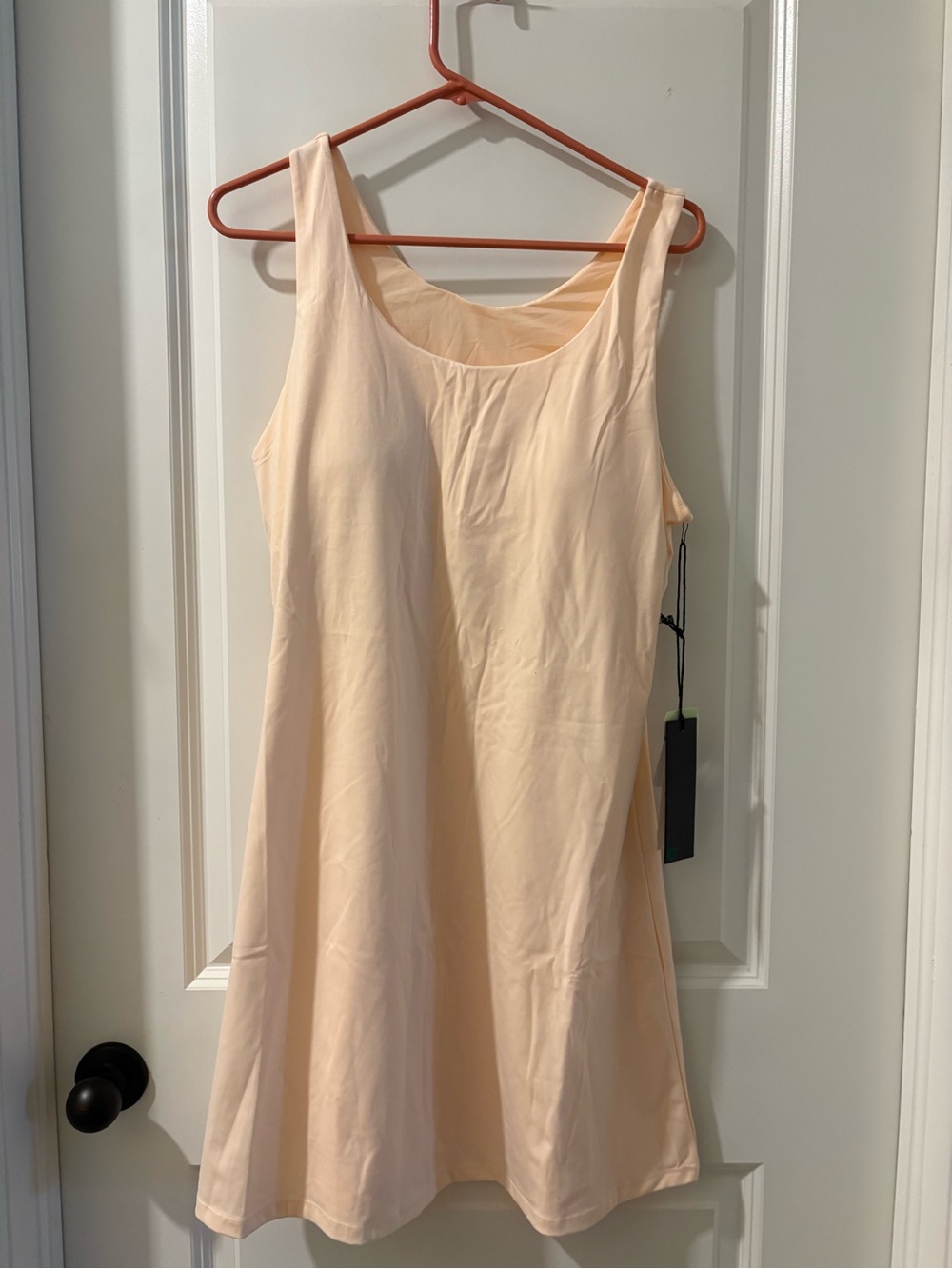 Mono B  A-Line Dress in Peach no under short
